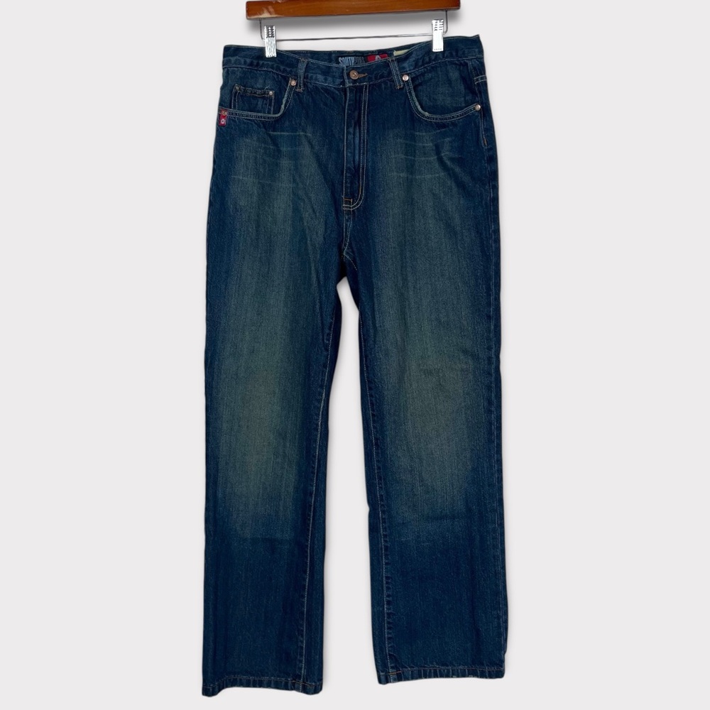 Southpole Boot Cut Jeans 36x32‎ Y2K Baggy Loose Fit Skater Grunge Streetwear
